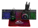 Teclado combo gaming MARVO CM416 SP LOOT 40 4 EN 1 RGB USB 7.1